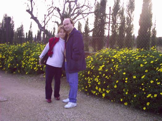 Marieli y su pareja José Luis